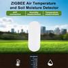 2/3/5/10pcs Zigbee Soil Moisture Sensor Smart Monitor Moisture Tester Flower Pot Soil Greenhouse Garden Planting Humidity Meter