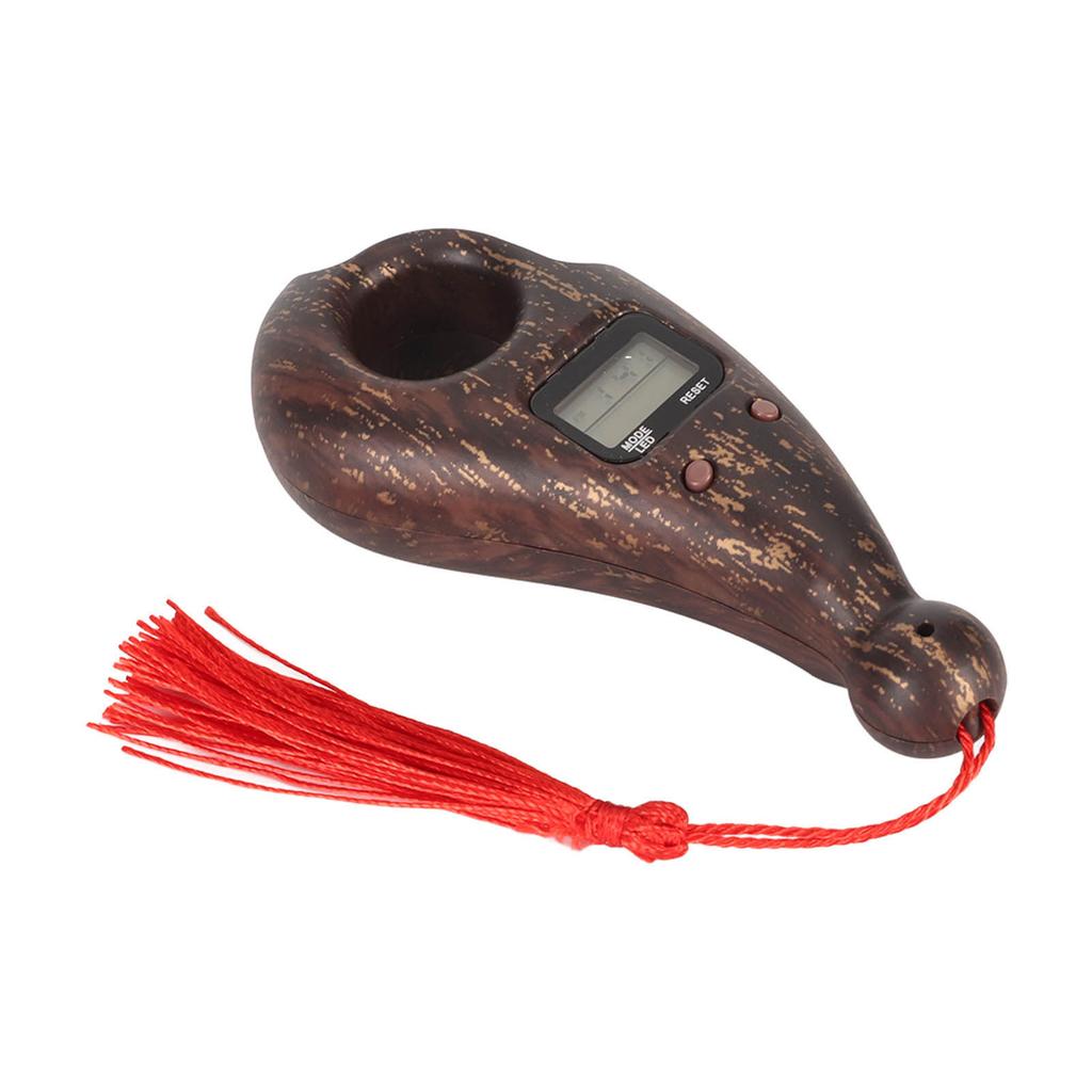 Contatore Digitale di Perline Funzione Reset Spegnimento Automatico Frangia Rossa Portatile Compatto Tasbih Digitale per la Preghiera Islamico Musulmano