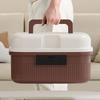 Private Document Storage Box With Combination Lock Water Resistant Construction Travel Ready ABS Durable Housing