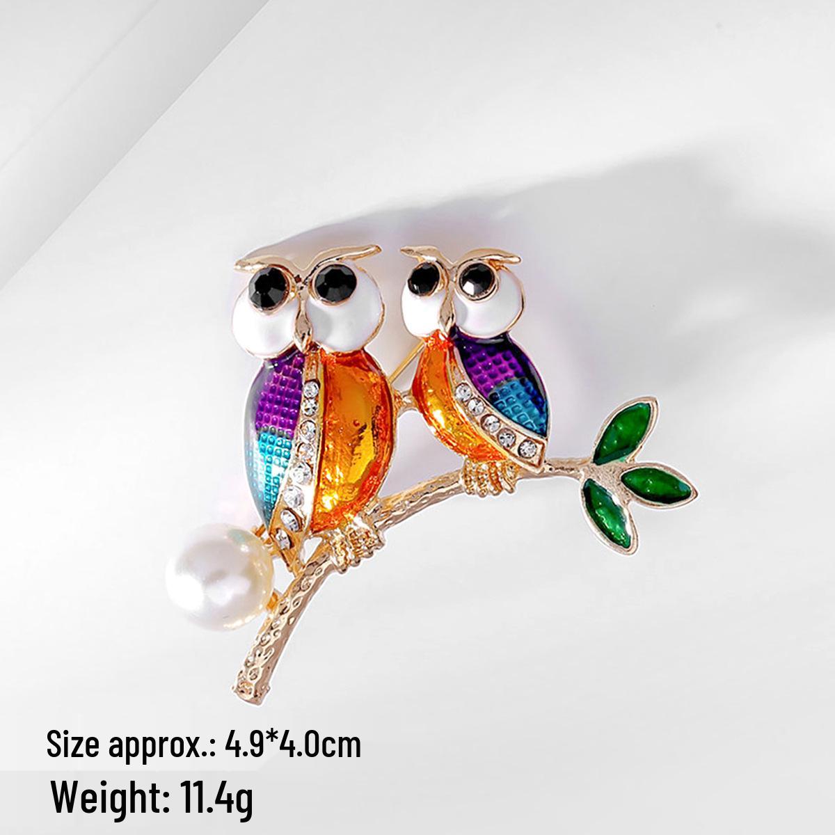 

Брошь Феникс Павлин Сова: Элегантная женская булавка-корсаж