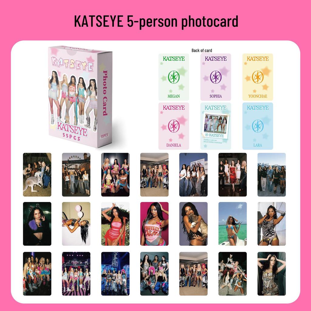KATSEYE K-Pop Girlgroup Sticker - 78 Stück für DIY, Notizbücher & Dekoration