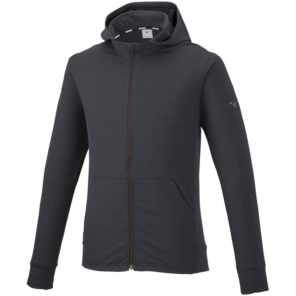 

Mizuno Training Long Black Size XS Hoodie, Sleeve, Moisture-Wicking, Quick-Drying, UPF15, 32MA2027, Heather,