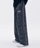 AMBLER Heart Bear Leopard Pants Single-Pleat 2-Way Wide Training Sweatpants Ap902 (Dark Grey)