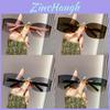 New Fashion Female Square Rimless Sunglasses With Uv400 Protection For Travel And Parties