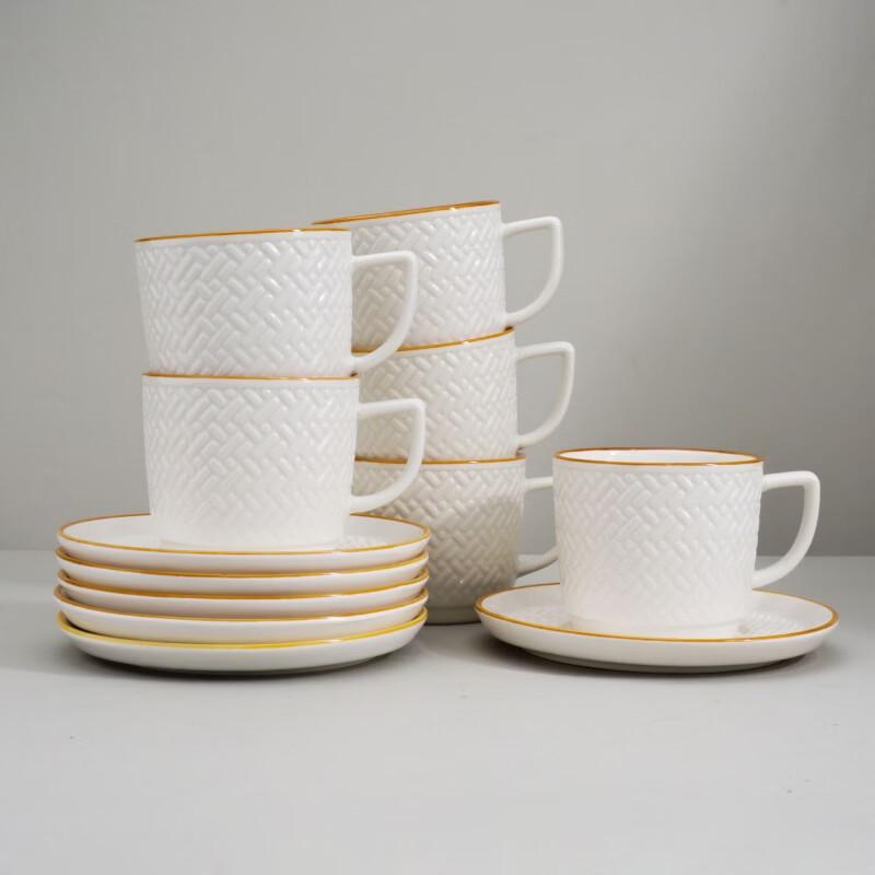 

Japanese Rattan & Bamboo Embossed Ceramic Dinnerware Set