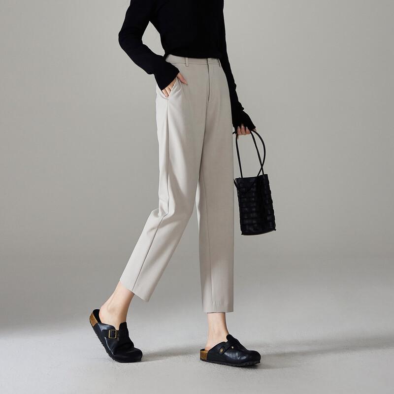 SOFSIL Women's High-Waist Slim Fit Ankle Pants