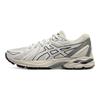 Asics Gel-Flux CN Chaussures de Course d'Entraînement Basses pour Femmes en Tissu Léger Confortable Protecteur Cuir Synthétique Baskets Femme Gris Blanc 1012B632-021