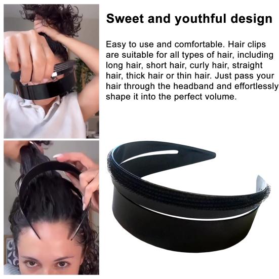 1/2Pcs Bump-it Up Headband Fluffy Hair Top Summer Women Hair