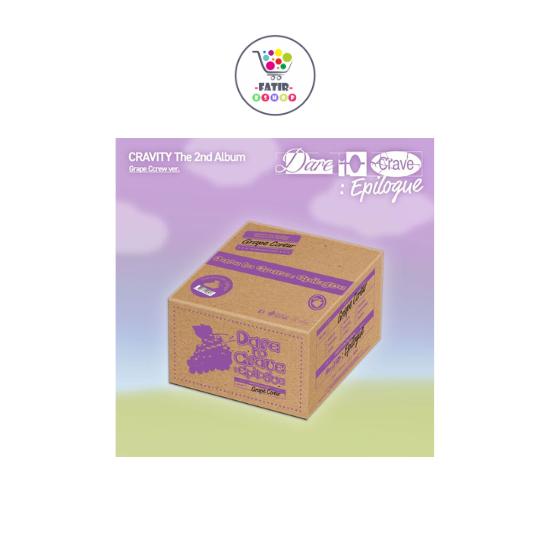 

Grape Ccrew Ver Limited Edition CRAVITY 2nd Album Dare to Crave Epilogue No POB