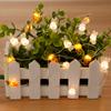 2M 20LED Easter Rabbit String Light Carrot Chick Eggs Fairy Light Garland Happy Easter Party Decoration For Home Kids Gift 2024