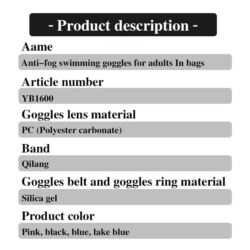 Ochelari de înot HD Silicon Impermeabil și Anti-aburire Echipament de scufundări pentru femei bărbați Rame mici Ochelari de înot pentru adulți