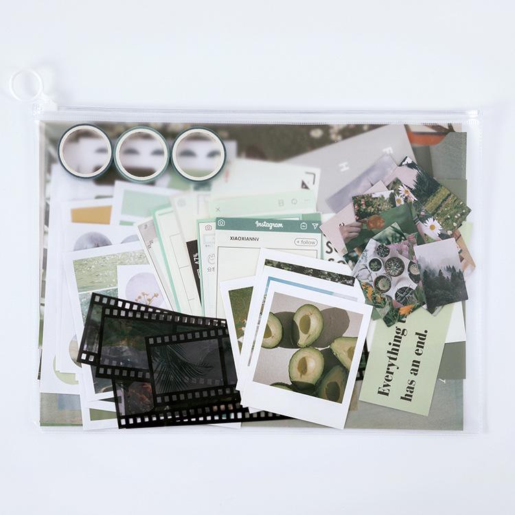 Cross-Border Ink Art Set: Wall Posters, Photo Album, Journal Material & Decorative Stickers