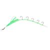 350mm Simulation Octopus Squid Swivels String Hooks with Steel Wire 360 Degrees  Rotating Artificial Fish