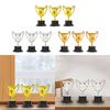 3x Kids Mini Trophies Mini Award Trophy Cups, Decorative Ornaments for Sports Tournament