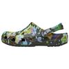 Classic Painted Floral Clog Women Clogs Black 211587-0LD