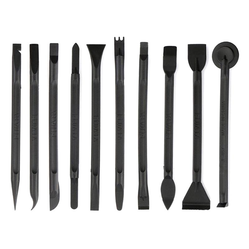 

10 in 1 Black Multifunctional Disassemble Sticks Prying Tools Plastic Cable for Crowbar Disassembly Machine Two-end for 1