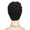 Pearls Beading Turban Cap for Women Flower Design Female Head Wraps Muslim Headscarf Bonnet Hairloss Hat Cover