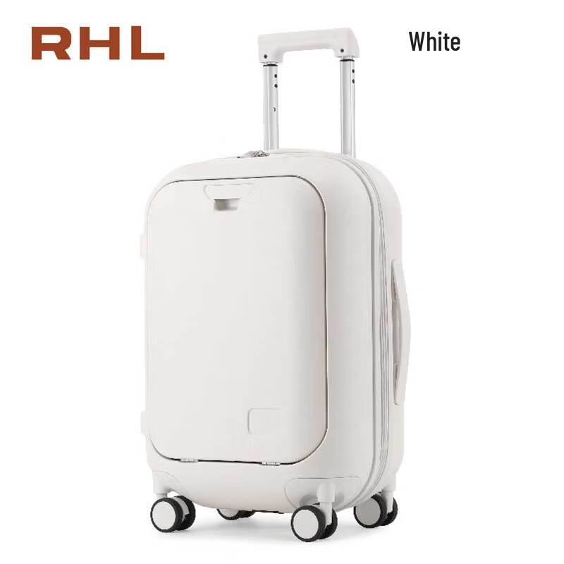 18-inch Front-Opening Lightweight Carry-On Spinner Suitcase 18-inch