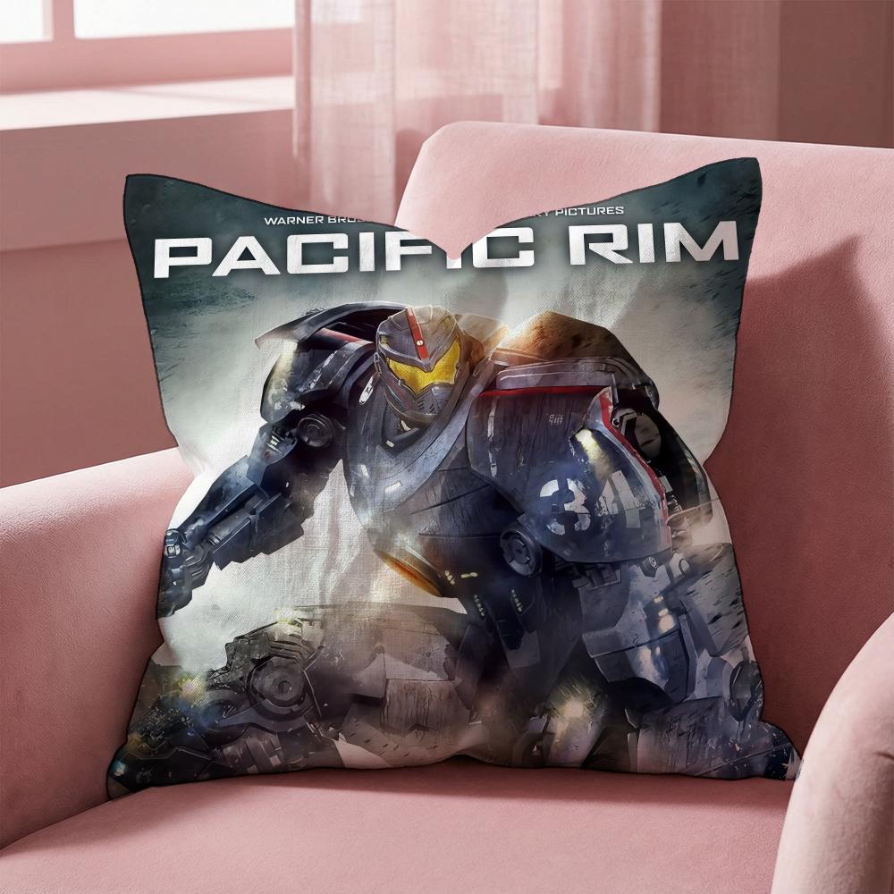 MovieP-PacificS R-RimS Cushion Cover Multi-Scene Pillow Cover for Home & Car - Reversible, Soft & Durable for Daily Use
