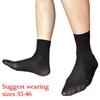 Men's Dress Socks Casual Business Socks Nylon Silk Socks Comfortable Breathable Ankle Socks Lightweight Crew Socks