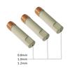 5Pcs 25mm M6 Welding Contact Tips 0.8/1.0/1.2mm Welding Tool Parts MIG Nozzle Tip  for MB-15AK 14AK