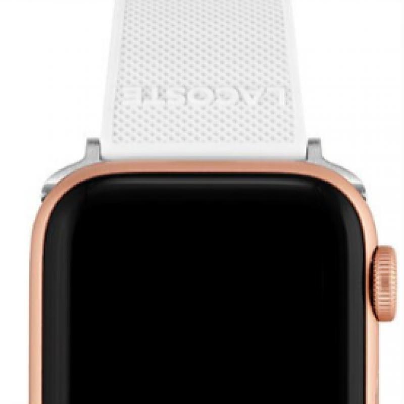Lacoste Apple Watch Rem Bånd 9 8 7 6 Se2 Silikon PAstellfarge CAsual Kjøpesenter Som Tilgjengelig
