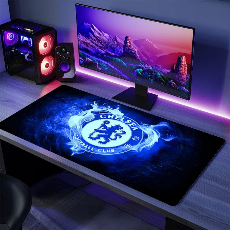 The Blues Mouse Pad, Large Gaming Desk Mat, Non-slip XXL Mousepad for Laptop & Tablet, Mini PC Playmat with Stitched Edges