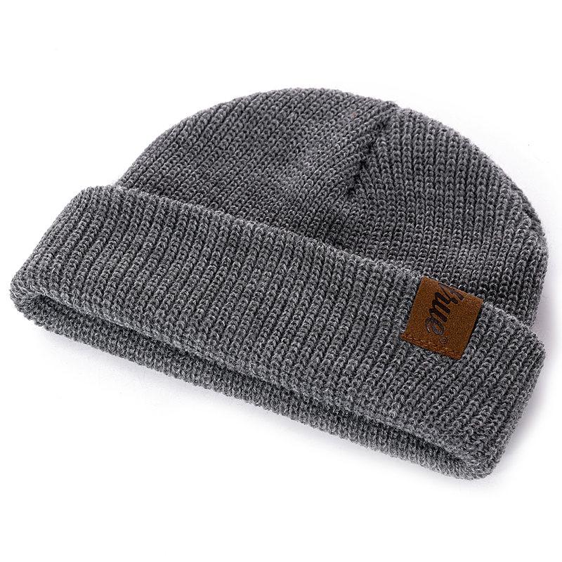 Hot Sale Unisex Casual Beanie Hat Men Women Basic Knitted Winter Hat Streetwear Beanie Cap