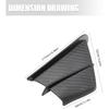 Universal Winglet Carbon ABS Fiber Fairing Wing Aerodynamic Winglet Dynamic Spoiler Wings for All Most Motorcycle