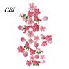 Flexible Texture Car Sticker Peach Blossom Sticker, Resin Flower Decal for Auto Motorcycle, Heat Resistant Moisture Proof Waterproof Adhesive