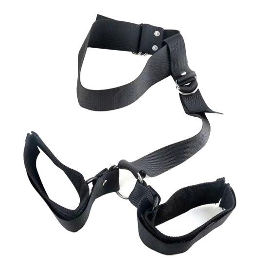 Wrist Neck Straps Cozy Wear Bondage Bundle Sex Toy Adjustable Bondage-Handcuff Restraints Bed System Hands & Neck Bondage Sex Toy Set Adult Toy