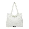 Korean Style Sweet Quilted Love Down Cotton Bag Girls All-matching Tote Light Casual Shoulder