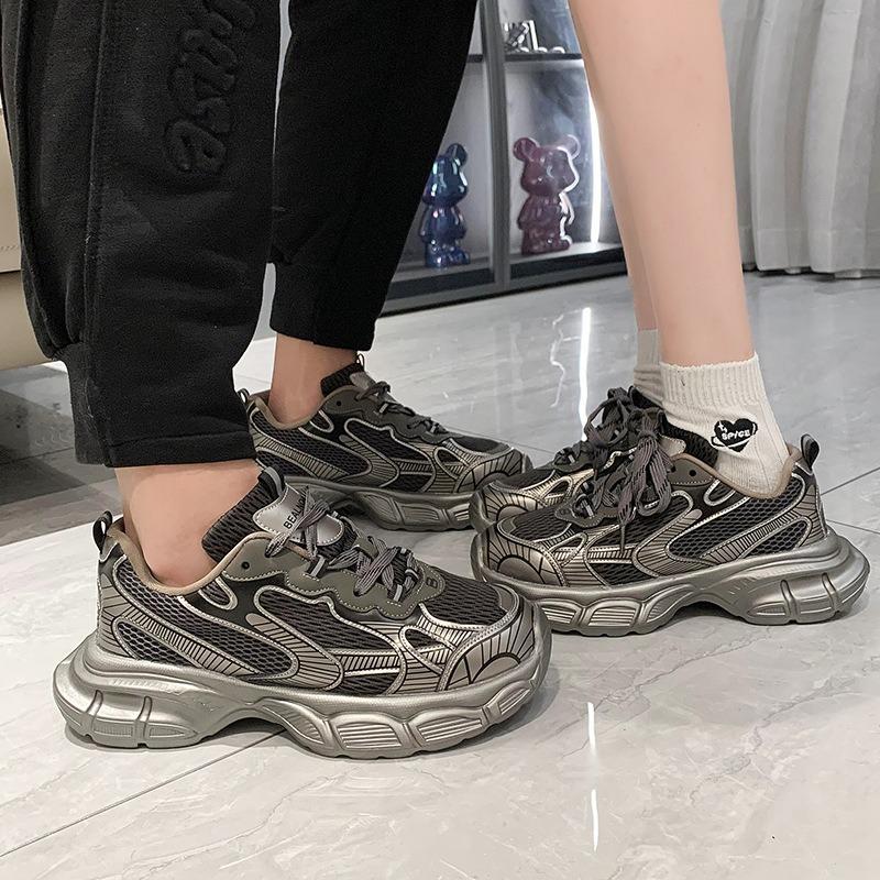 Paarschuhe, Damen Neue Freizeitschuhe mit dicker Sohle, Sportschuhe, Laufschuhe, Herrenschuhe