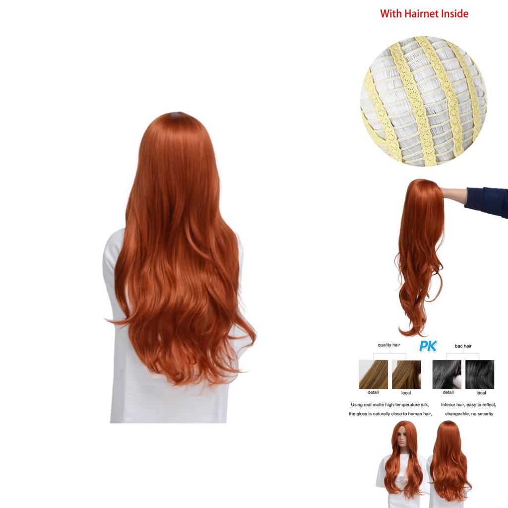 Teen Titans Starfire Cosplay Wig Soft Heat-resistant Fiber For Safe Styling