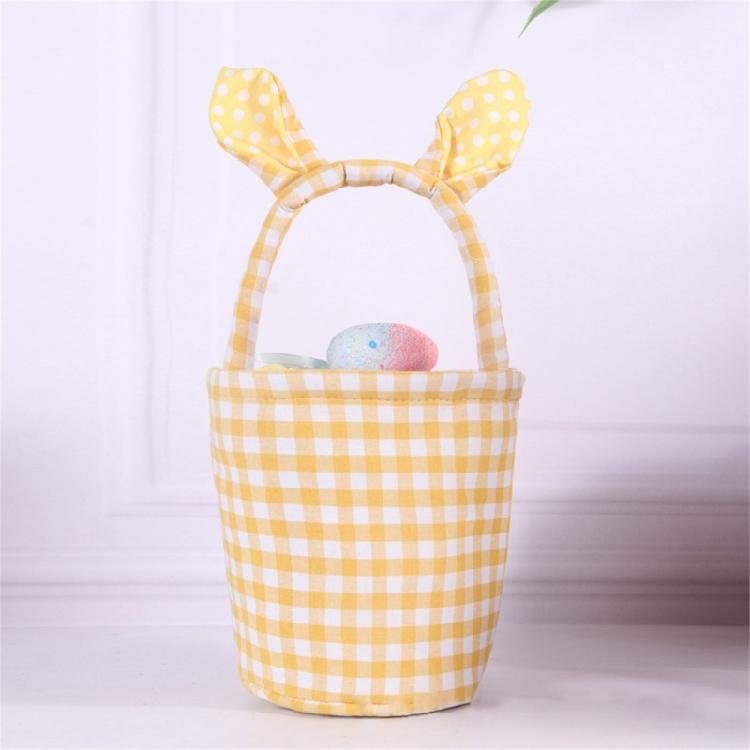 Unique Striped Easters Basket Storage Basket Removable Compartments Portable Easters Rabbits Home Organization