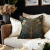 YOU FOUND ME William Morris Abstract Art Floral Design Throw Pillow Cover Home Decor, Vintage Tree Pillowcase Cover for Bed Sofa Living Room, Indoor