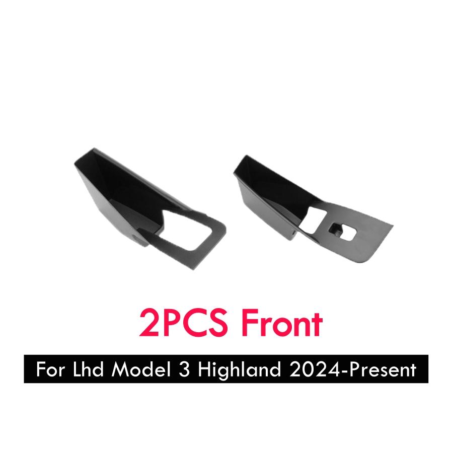For Lhd Tesla Model Y Juniper 2025 ABS Door Handle Storage Box Model 3 Highland 24-25 Door Side Pocket Armrest Passenger Storage