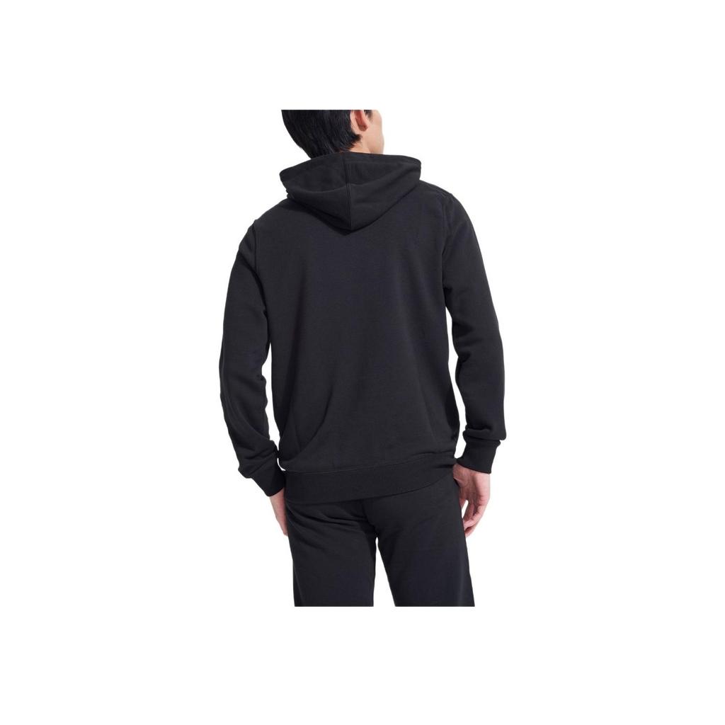 Puma Color Block Reverse Logo Drawstring Hoodie Men Tops Black 846557-01