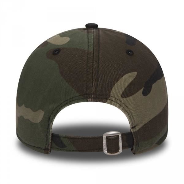 NBA Chicago Bulls Kappe New Era Camo 9forty Ausgewaschen Schwarz