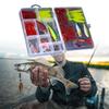 Outdoor Fishing Baits Set 51Pcs Lures With Carbon Steel Hook For Salmon Artificial Fishing Lure