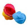 12 Pcs/Set Muffin Cup Food Grade Stackable Random Color Heart Star Shaped Cupcake Mold Pastry Tool High Temperature Resistant