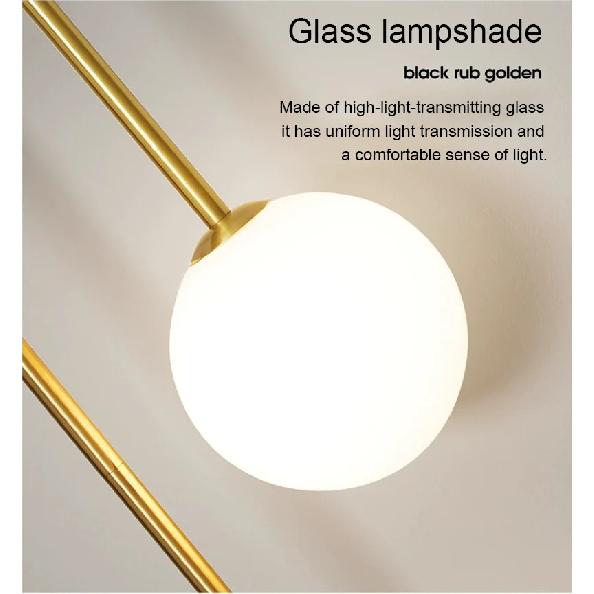 LED Bedroom Bedside Wall Light Lamp Glass Ball Gold Interior Lighting Sconce For Home Decor Living Room Corridor Luminaire