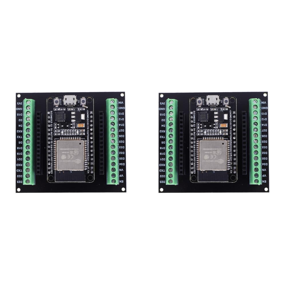 10-1PCS ESP32 Breakout Board GPIO 1 Into 2 + ESP32 CP2102 NodeMCU-32S Lua 30Pin GPIO WiFi+Bluetooth Dual-mode Development Board