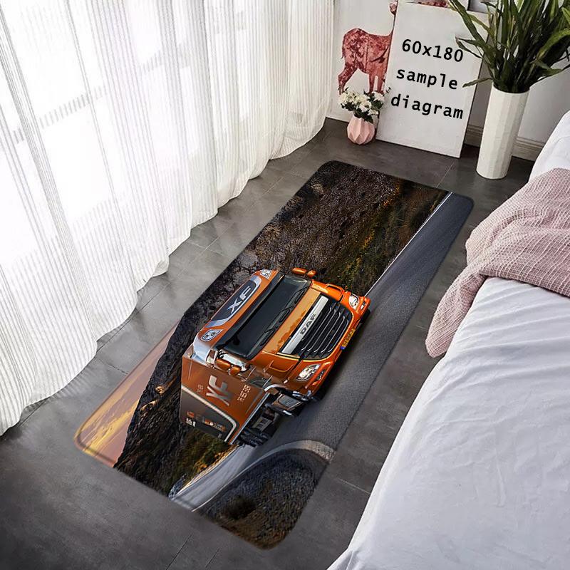 Entrance Doormat Fluffy Balcony Rugs DAF Truck Living Room Carpet Foot Mats Bath Rug Bedside Floor Mat Non-slip House Decoration
