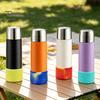 Reusable Silicone Bottle Boot Cup Boot, Fish Scale Pattern Decor, Soft Elastic Water Anti Scratch Accessory Protective Sleeve, Anti-Slip Bottom Cover