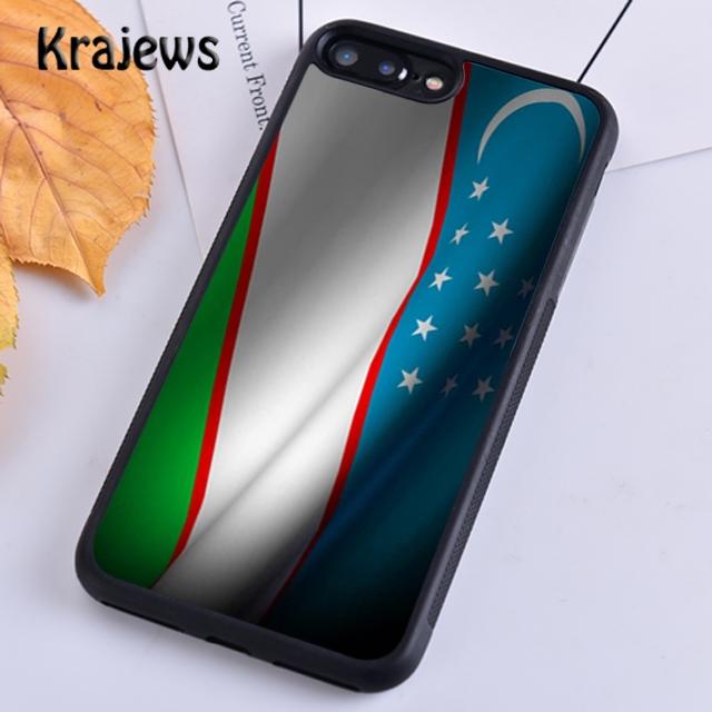 Krajews Uzbekistan Flag Phone Case Cover For iPhone 17 Air 16 15 14 Plus 11 12 13 Pro Max Coque Shell Fundas