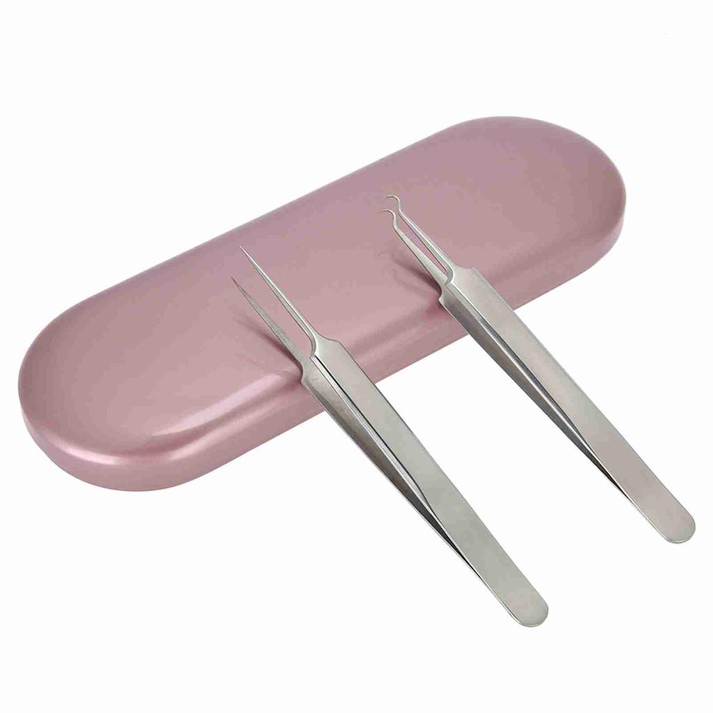 Profesionální úložný box na pinzety na prodlužování řas Organizér Pouzdro Nástroj na líčení řas