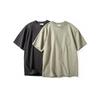 Short-Sleeved T-Shirt for Men 2025 Summer New Style Washed Cotton Top Pure Color Basic Versatile Loose Casual Half-Sleeve