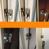 Door Lock Guard Latch Bolt 90 Degree Stainless Steel Toggle Latch Sliding Barn Door Lock Wine Cabinet Closet Right Angle Lock