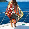1pc Blaze and the Monster Machines2 Beach Towel with Custom Name, Beach/Swimming/Bath/Picnic/Camping Towel, Suitable for Seaside Beaches